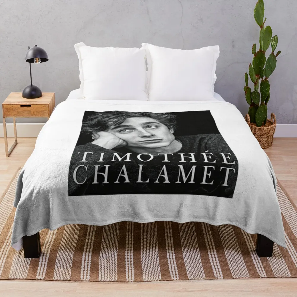 

timoth%C3%A9e chalamet actor call me Fleece Blanket for Beds Thick Quilt Fashion Bedspread Sherpa Throw Blanket Adults Kids