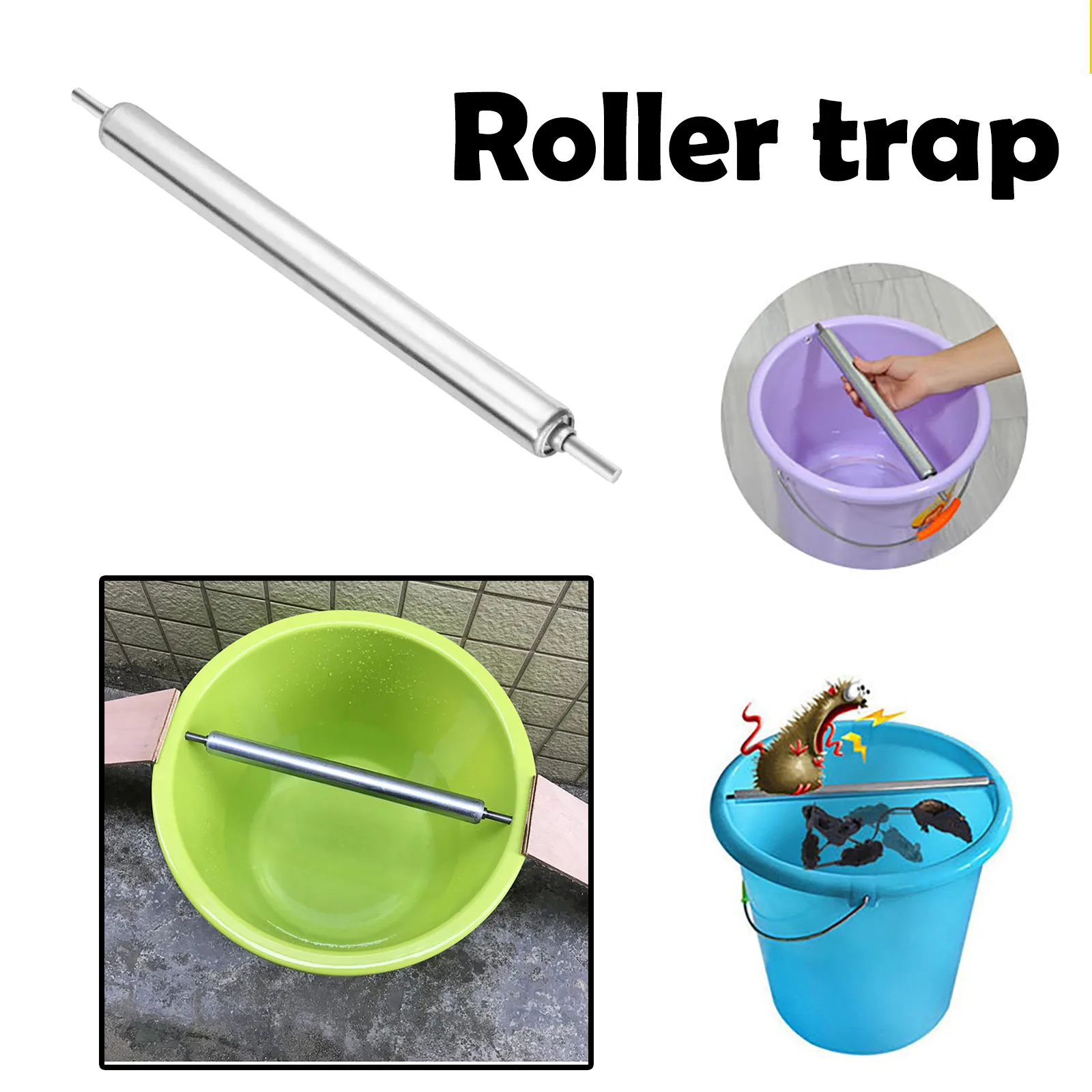 High Quality Mice Control Trap Rolling Traps Instant Powerful Bucket Rodent Rat For Home Rodents Mousetrap | Дом и сад