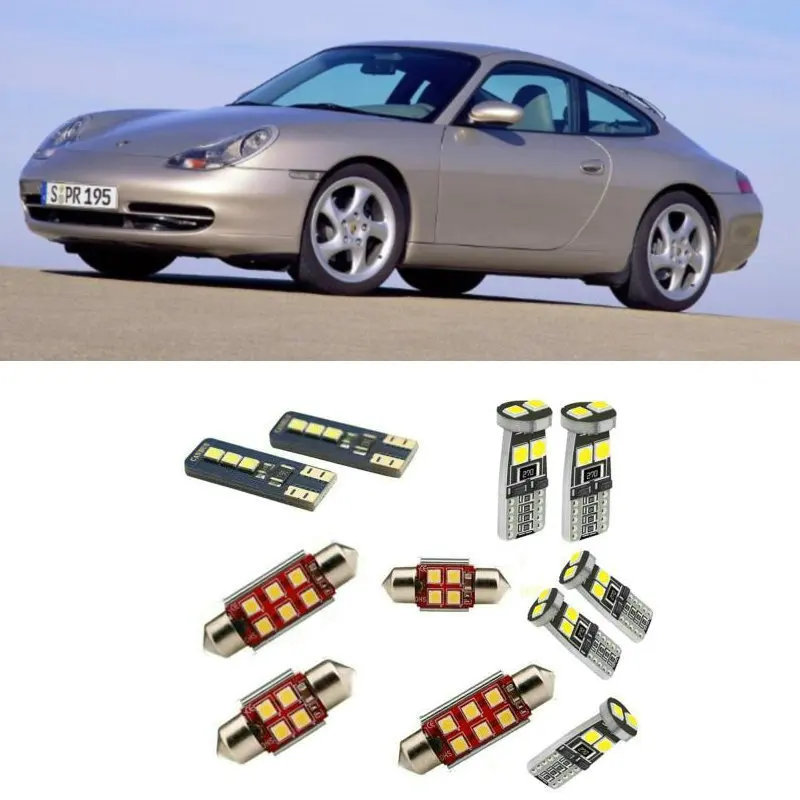 

Автомобильные аксессуары, аксессуары для Porsche 911 (996) 1997-2004, без ошибок, белый 6000K, супер яркий