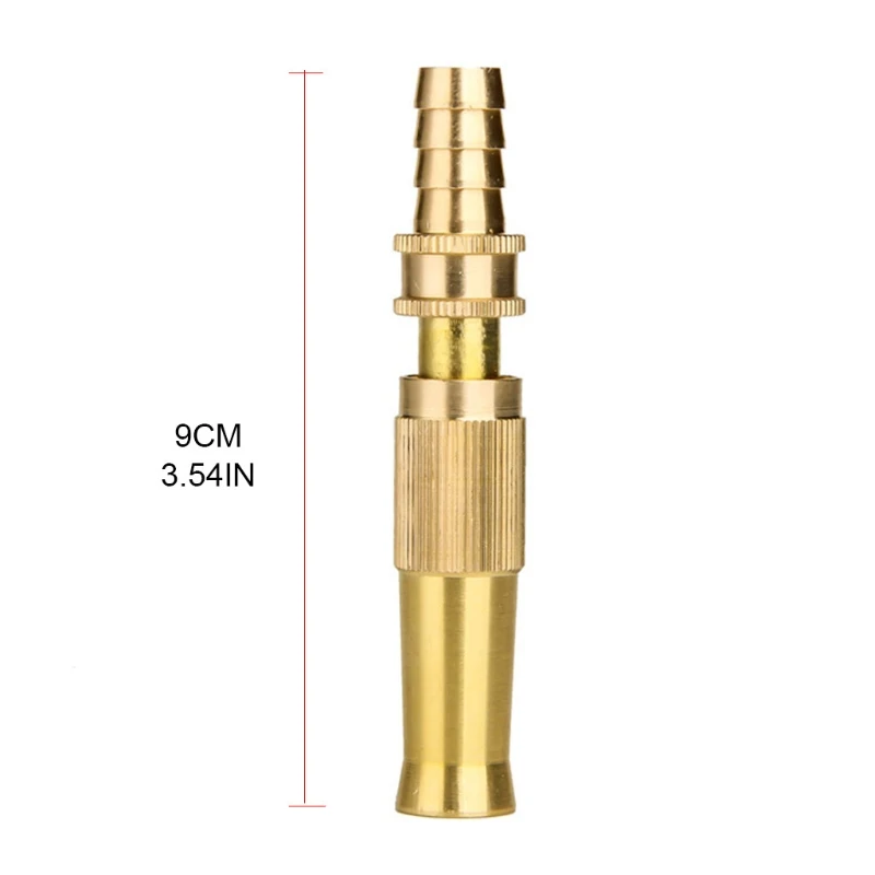 

Регулируемый шланг для полива сада RXJE, прямой медный шланг высокого давления для мойки автомобиля, цветов