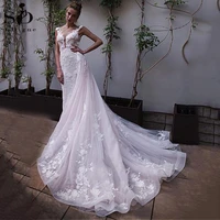 luxury african wedding dresses a line lace appliques bridal dress with beads handmade flowers princess boho bridal gown