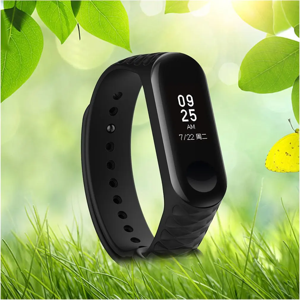 Браслет для xiaomi mi Band 3 4 ремешок спортивных часов Силиконовый Для band браслет |