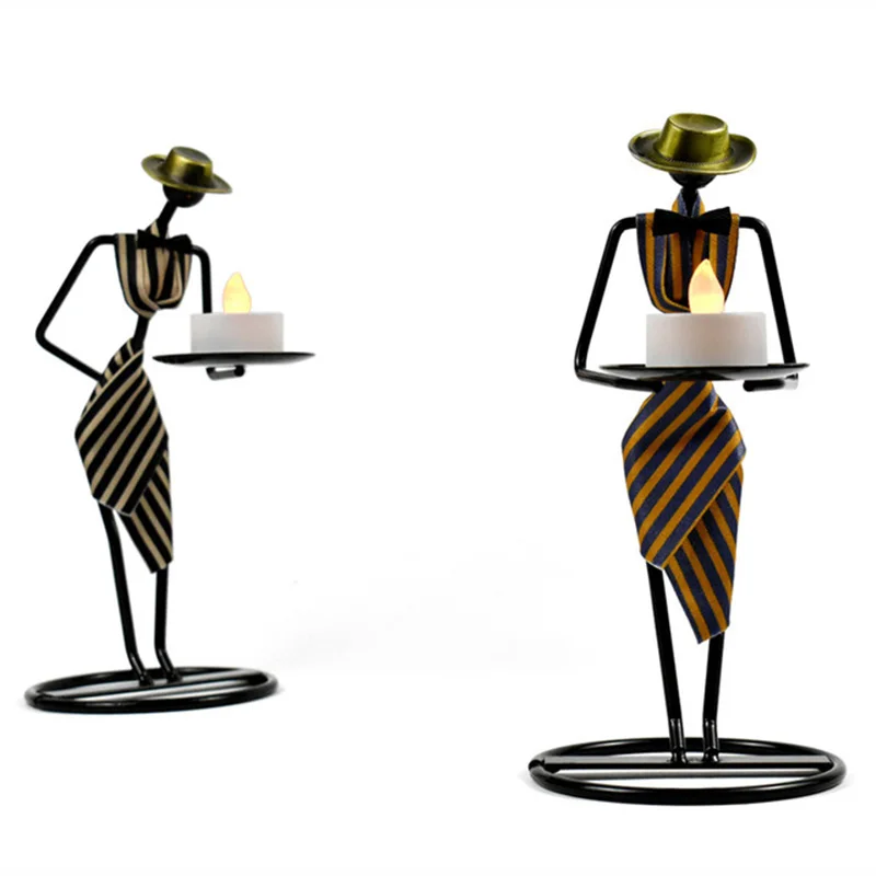 Скандинавский церемониальный подсвечник для официанта в западном стиле