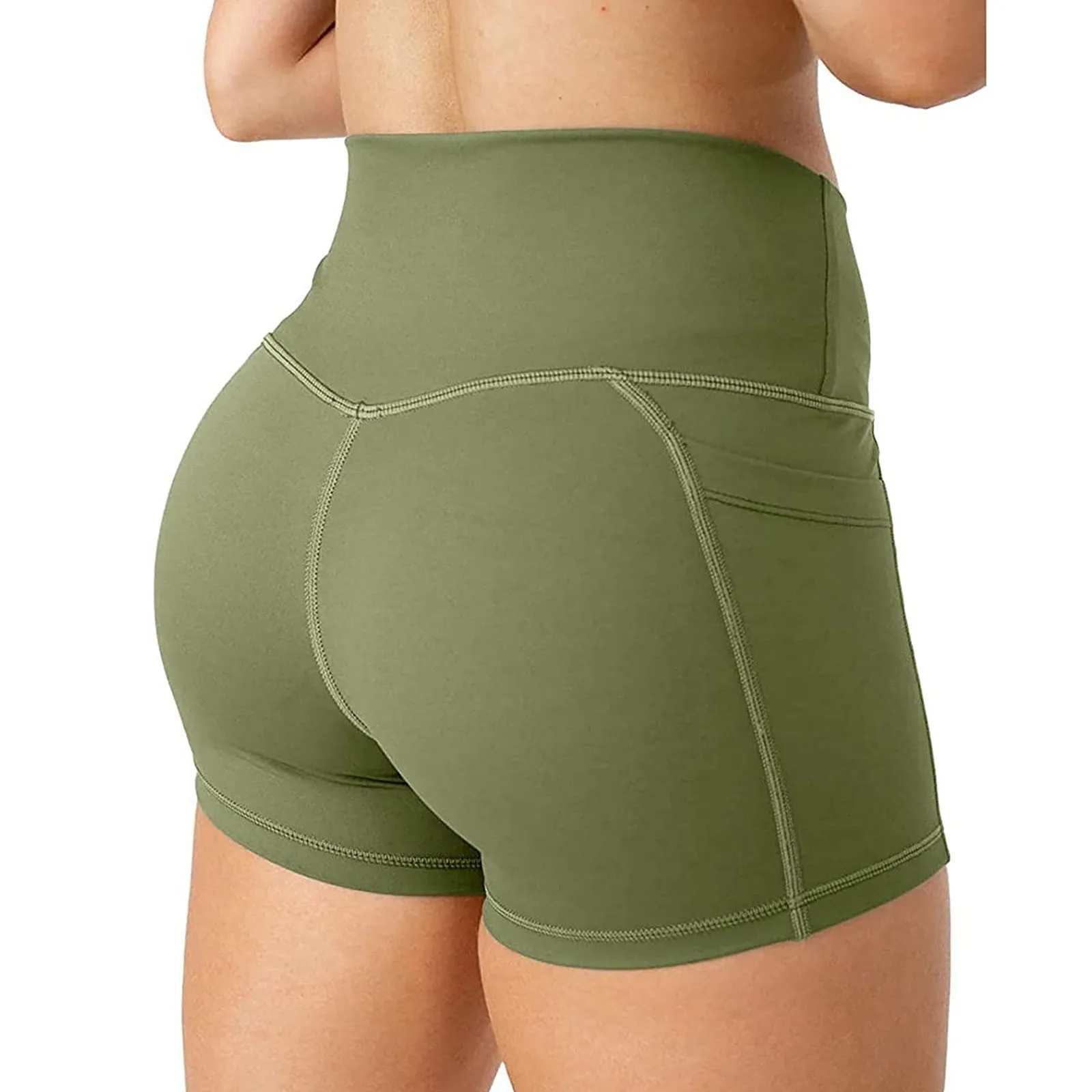 

Yoga Shorts Ladies Pure High Strength Quick Dry Sports Running Fitness Yoga Shorts Pants Pantalon Corto Mujer Verano