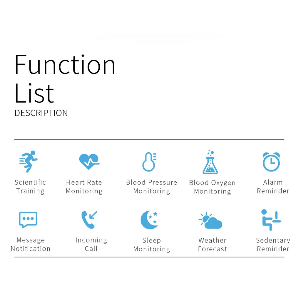 

Smart Bracelet RD11 Smart Watch Phone Sleep-Monitoring Heart-Rate-Detection Waterproof IP67 Sport Bluetooth Bracelet Smartwatch