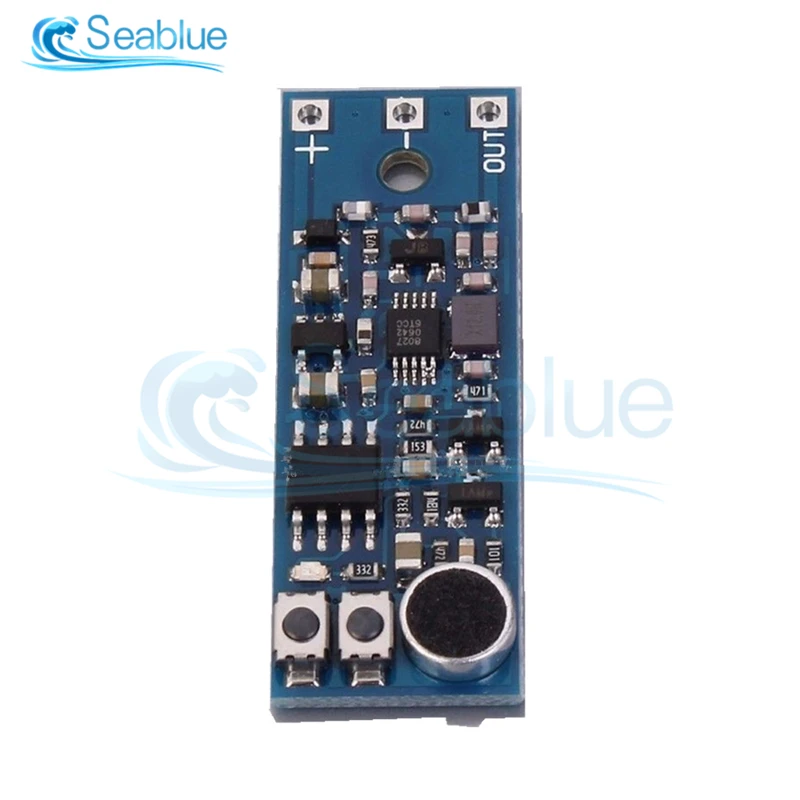 

Светодиодный индикатор постоянного тока 3-6 В, FM беспроводной микрофон, модуль радиопередачи, 100 м, 76-110 МГц, с функцией отключения памяти, практичная