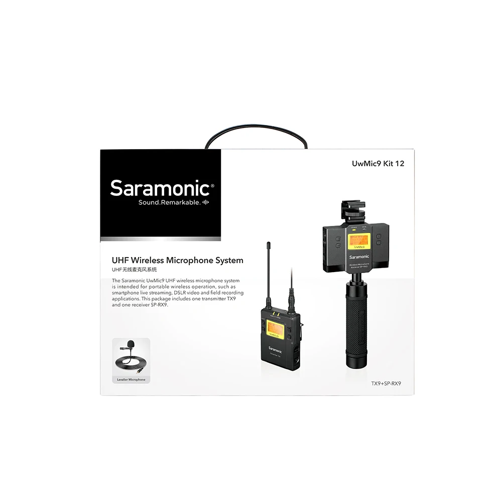 Беспроводная аудиомикшер Saramonic UHF микрофонная система для смартфонов iPhone и Android