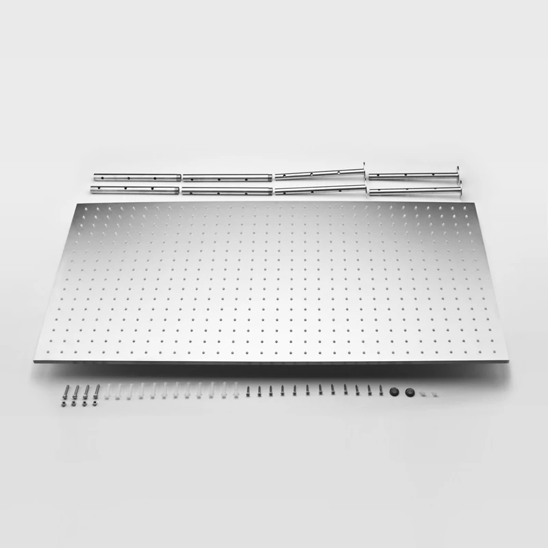 Ceiling LED Shower Head Bathroom Large Rain Panel 304 Stainless Steel Brushed Finish Showerheads 500*1000MM or 400*800MM | Обустройство