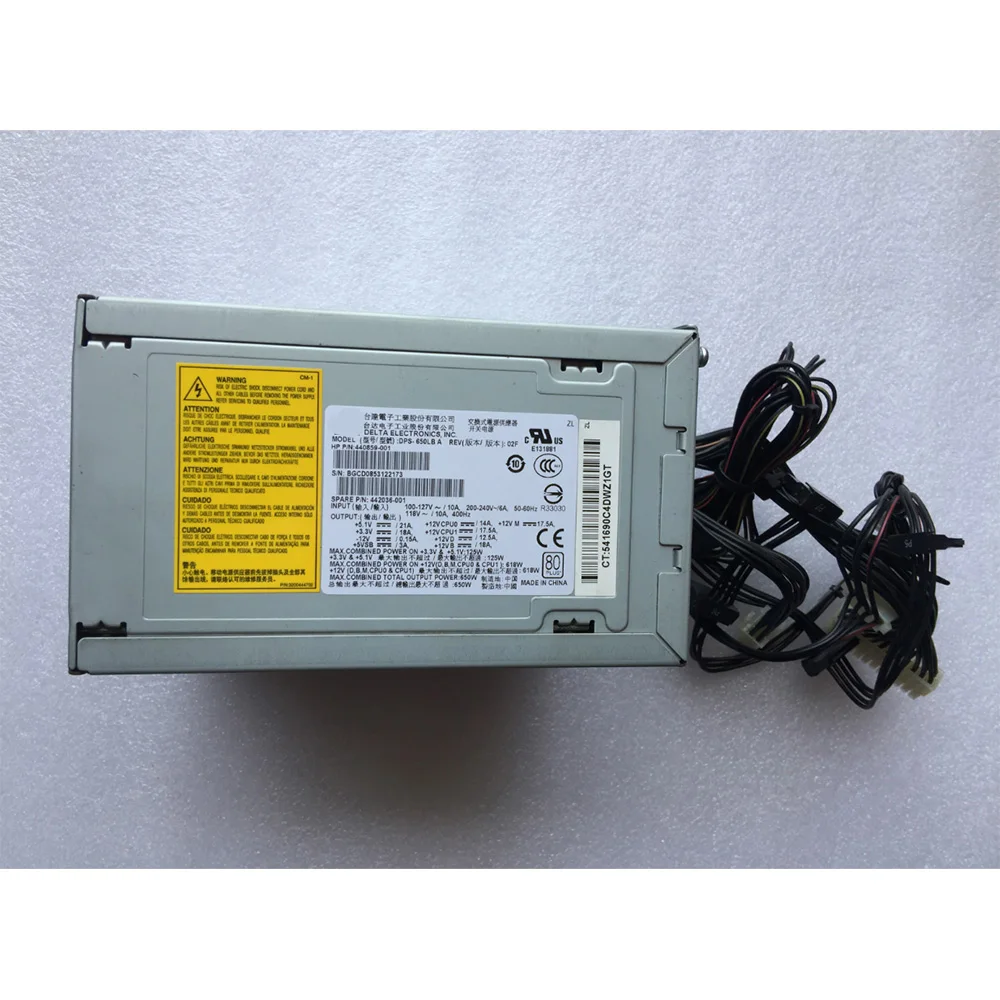 Блок питания для рабочей станции HP XW6600 618 Вт 442036-001 440859-001 DPS-650LB A Высокое качество