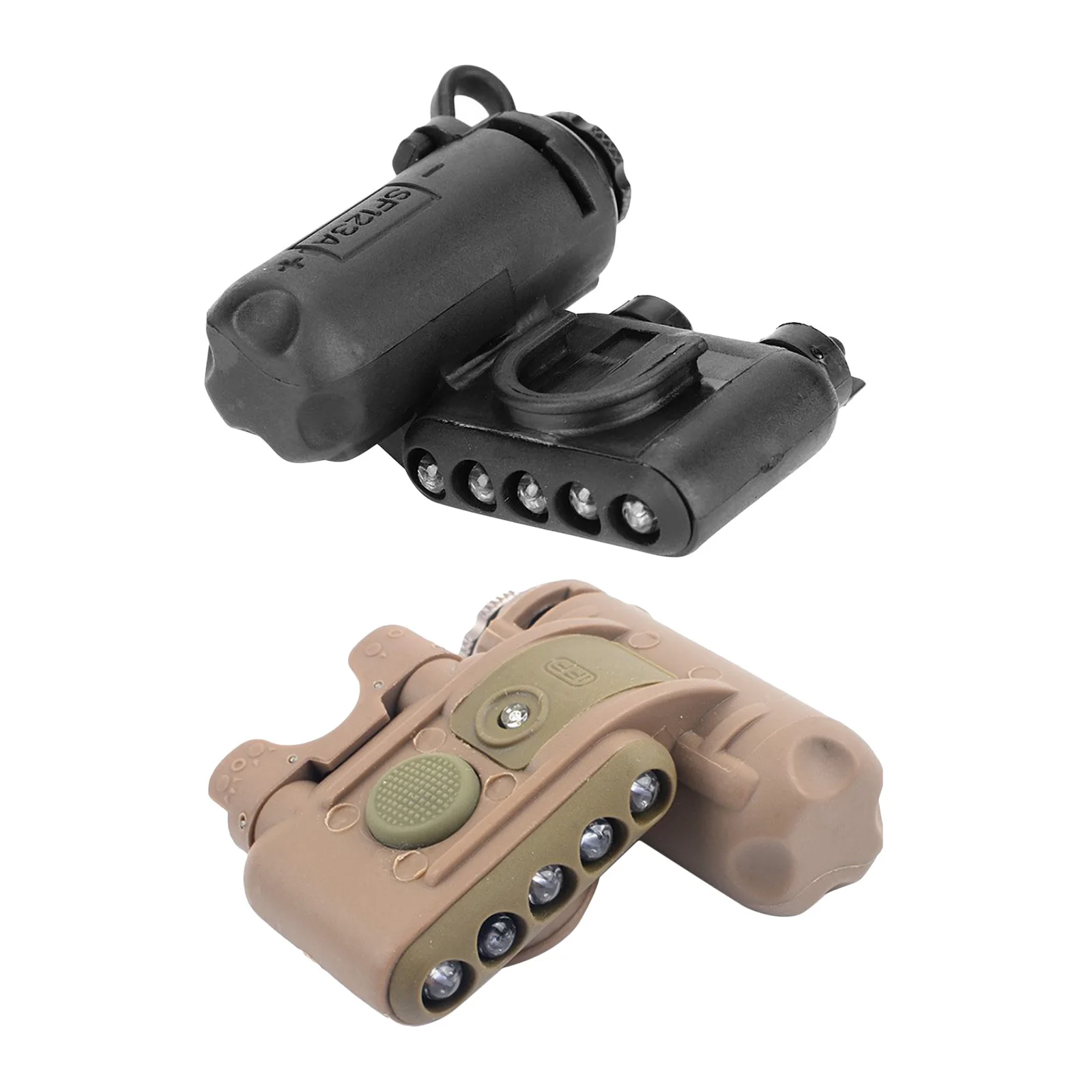 

Tactical Helmet Light Tactic CS Gaming Helmet Cap Mount Flashlight Signal
