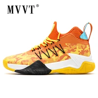mixed color basketball shoes menwomen large size mens sneakers cushioning sport shoes high top unisex footwear for basket