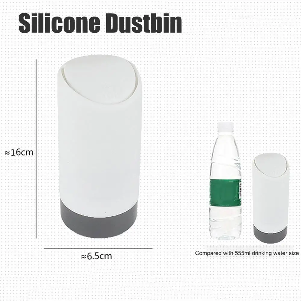 300 мл аксессуары для автомобильного мусорного ведра силиконовый ящик хранения