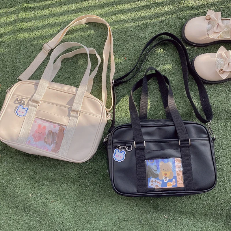 Японская школьная форма JK сумка клатч Kawaii Lolita PU для студентов колледжа