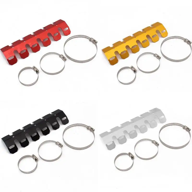 

Motorcycle exhaust muffler pipe protector heat shield accessories heat cover shield parts For motorcycle C0X7