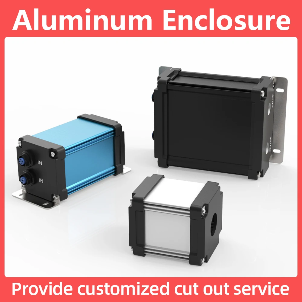 

Sand Blasting Enclosure Electronic Housing Switching Box Cutout Customized Industrial Chassis Extruded Shell M06 75*40mm