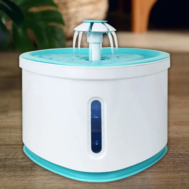 2Л Led собака питатель автоматический электрический USB бесшумный Кот в форме