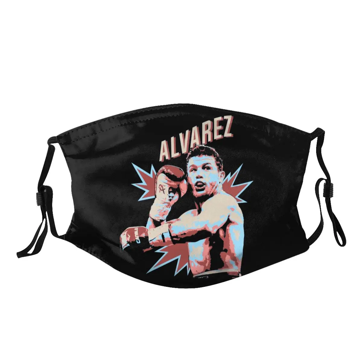 

Anime Saul Canelos Alvarez Boxing Vintage Retro Classic Activated Carbon Filter Mask Funny Novelty R257 ｠Guise