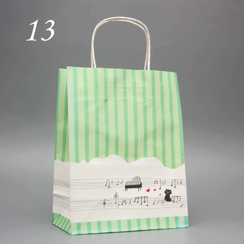 Подарочные бумажные пакеты для покупок с ручкой подарка на день рождения