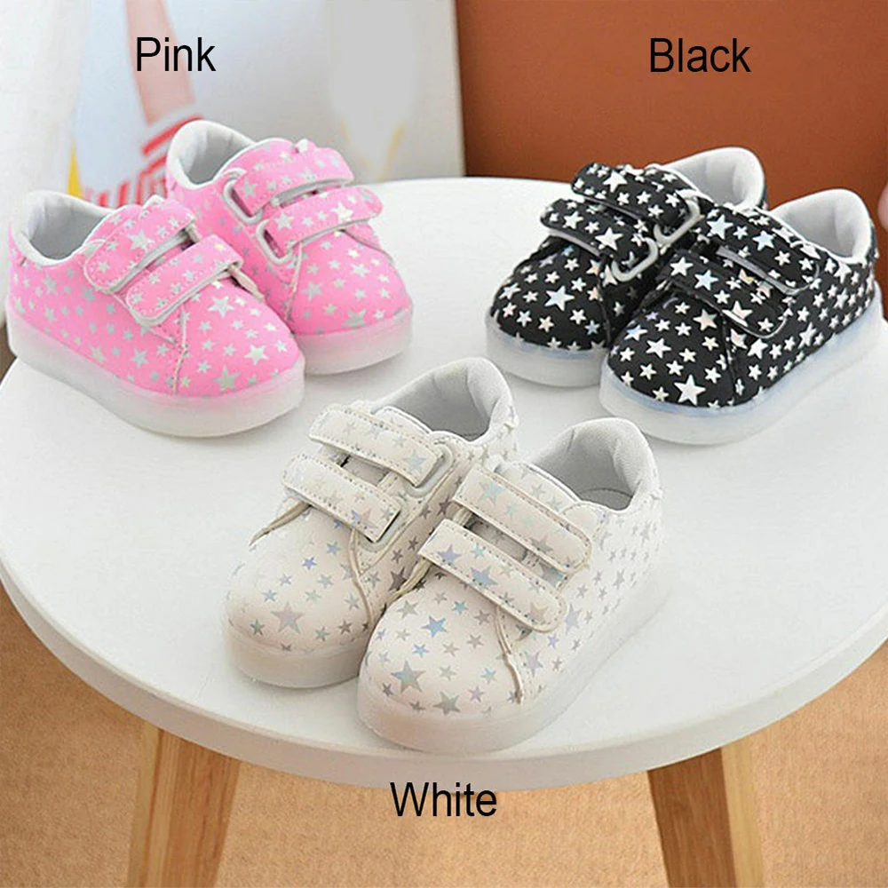 Новинка детская светящаяся обувь сезон весна-осень спортивные кроссовки для