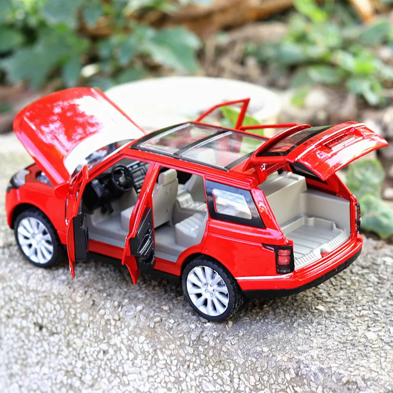 Игрушечный автомобиль из 1:24 сплава Range Rover SUV моделирование звук и светильник