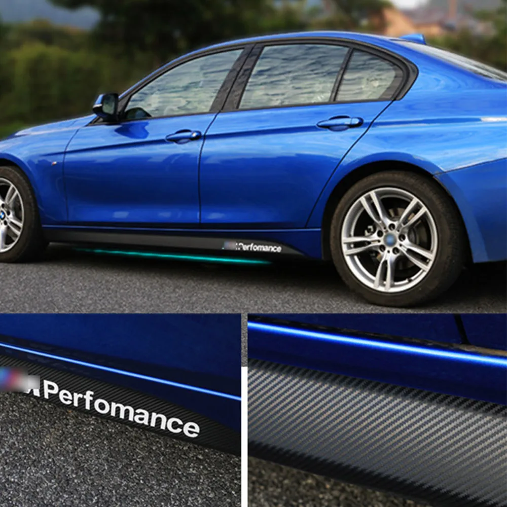 Противоскользящие боковые наклейки на юбки автомобильные для F20 F21 F30 F31 E90 E92 E93 E60