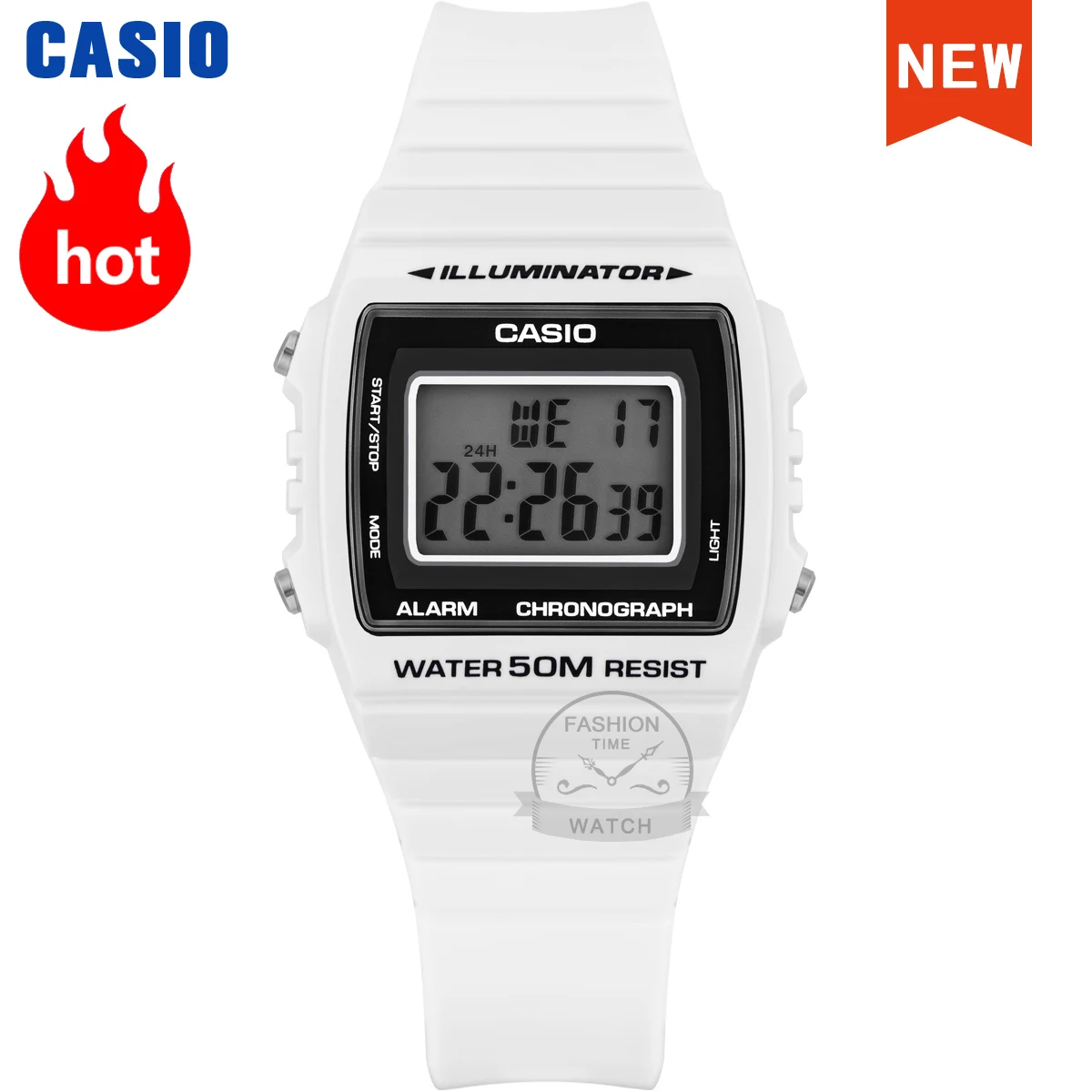 

Casio watch for men Multifunction Retro Squares LED digital sports Waterproof quartz men watch relogio masculino W-215H-7A