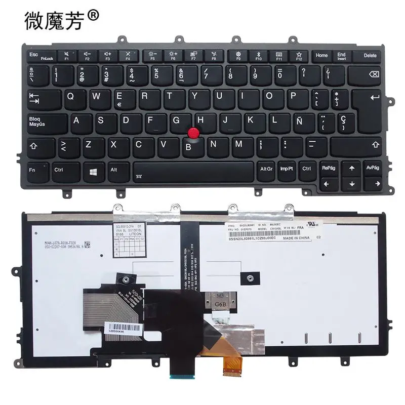 

US/SP/BR/TR Клавиатура для ноутбука LENOVO для Thinkpad X230S X240 X240S X250 X250S x240i X270 X260S ноутбук с подсветкой Новинка