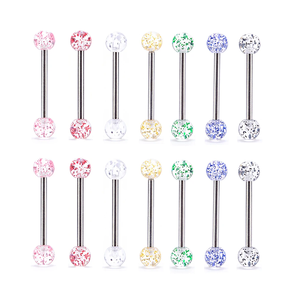 Пирсинг Женские аксессуары 5 шт./компл. хирургический стальной стержень штанги