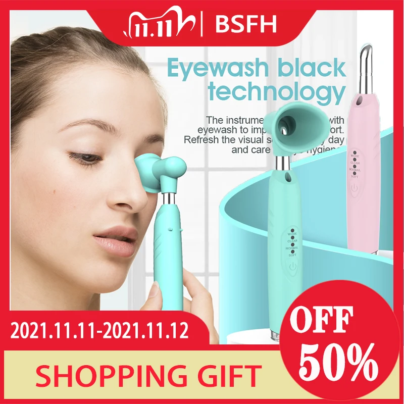

Electric Eyewash Massager Vibration Instrument Anti Wrinkle Eye Massage Stick Dark Circle Removal Aging Eyes Care Portable USB