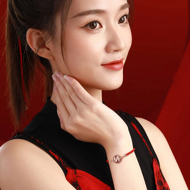 Браслет ручной работы с двумя храбрыми бусинами для мужчин и женщин ювелирные