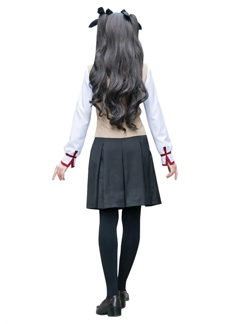 Костюм для косплея на Хэллоуин из Fate Stay Night Tosaka Rin школьная форма | Тематическая
