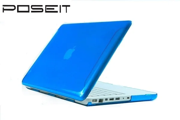 Чехол для ноутбука Apple прорезиненный (матовый)/жесткий чехол с кристаллами Mac Book