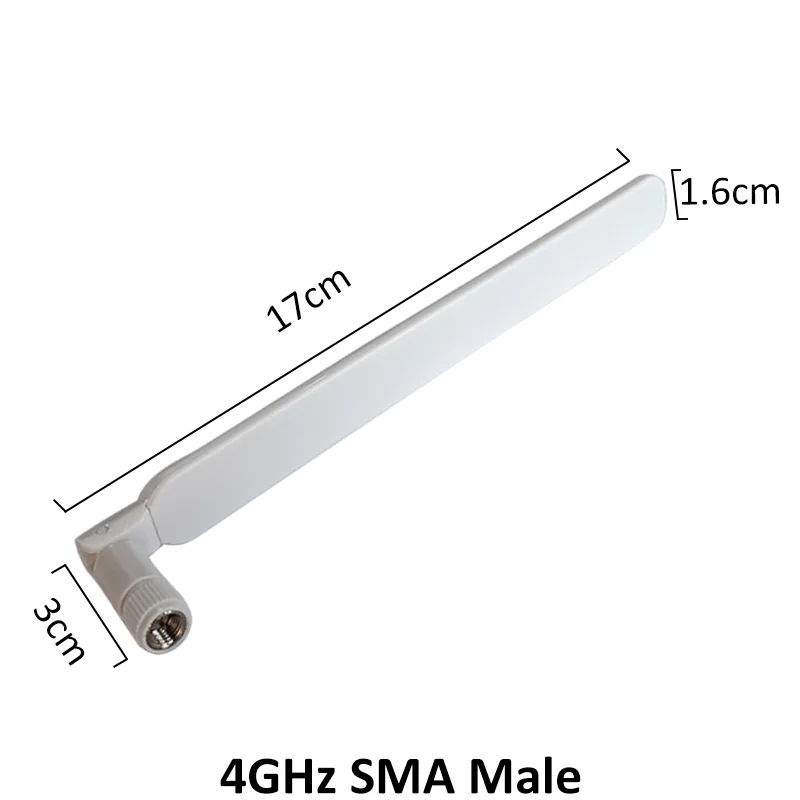 Grandwisdom 5pcs 3G 4G lte antenna 5dbi SMA Male Connector Plug antenne router external repeater wireless modem antene high gain