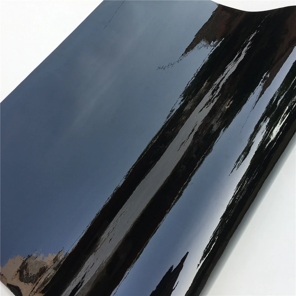 Высококачественная трехслойная блестящая черная пленка для автомобиля|car