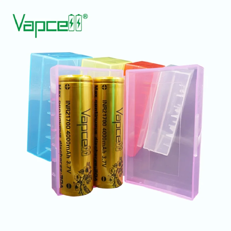 Vapcell прочный 21700 ящик для хранения батареи жесткий чехол держатель