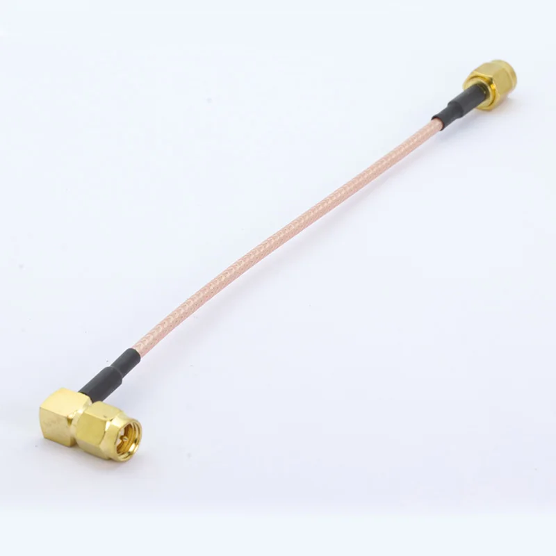 100 шт./лот прямоугольный SMA штекер Разъем RF коаксиальный кабель RG316 ОТРЕЗОК кабеля