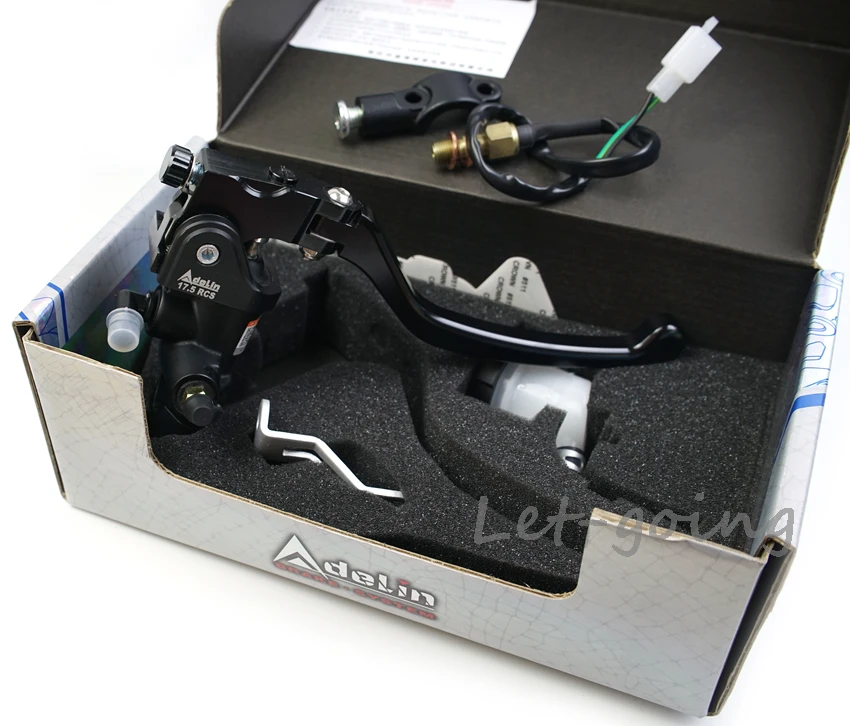 Adelin PX7 мотоцикл 17.5RCS 19RCS главный тормозной цилиндр гидравлический клатч с яркими кристаллами для R1 R6 FZ6 GSXR600 750 1000 NINJA250 ZX-6R Z750 Z800