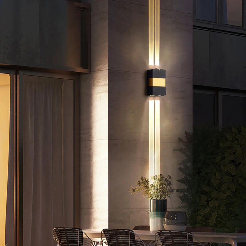 

Уличные Настенные светильники IP54, золотистый водонепроницаемый точечный светильник для входа в гостиницу, виллу, садовый декоративный ландшафтный светильник ильник для настенной стиральной машины