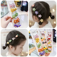 playful and cute child girl korean version of the cute cartoon childrens rubber band hair band head rope hair rope hair jewelry
