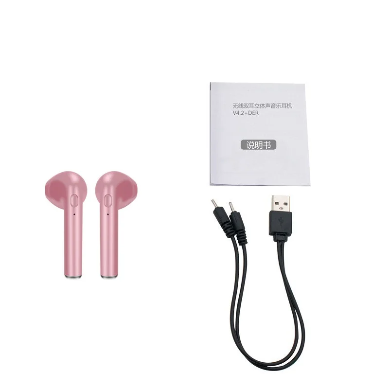 Беспроводные наушники I7s TWS Bluetooth 5 0 мини вкладыши для Iphone Samsung S6 s8 plus Xiaomi note 6 8 Huawei