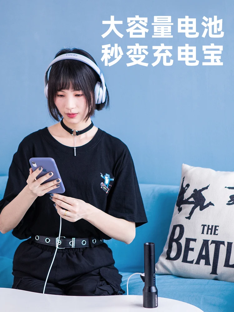 Barato Linterna De Acampada Al Aire Libre, Luz De Seguridad De Largo Alcance, Usb, Linterna Potente, Banco De Energía, Zaklamp, Iluminación Portátil