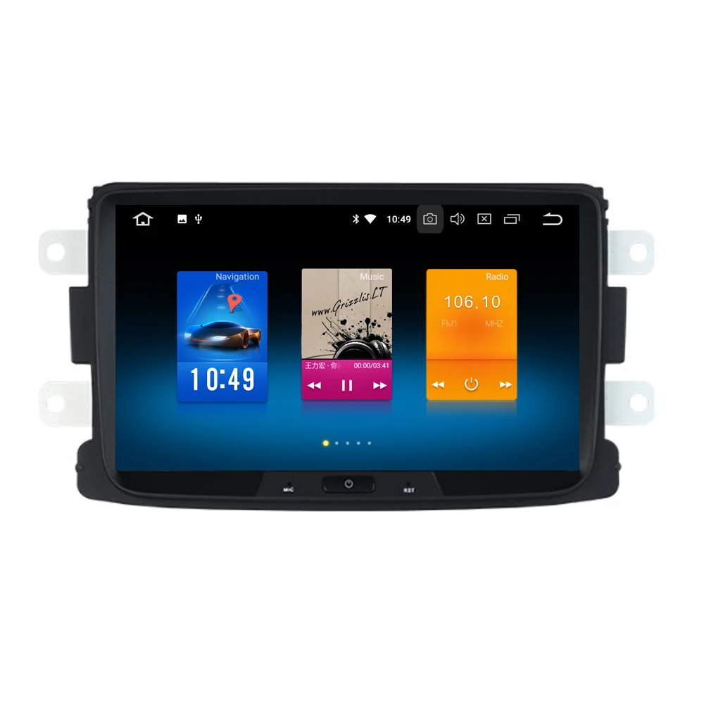 Автомобильный мультимедийный плеер RoverOne Android 9 0 для Renault Duster Dacia Dokker beargy Sandero Captur Lada