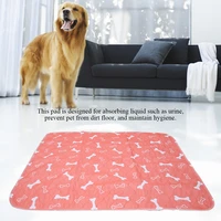 pet dog pee pad three layer waterproof pvc cute pattern water absorption cat urine pad reusable washable pee mattress cushion