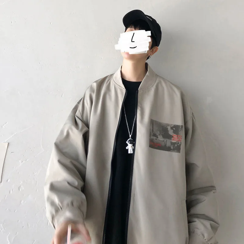 

Gray Hoodies Sweatshirts High Street Hoodie Hip Hop Streetwear Clothing Autumn Zipper Jackets Male Japan Harajuku Rock Hoodies