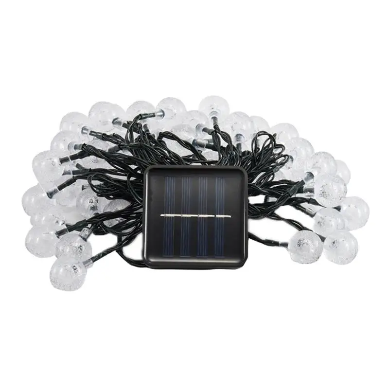 

8 Modes Solar String Light Set Waterproof 22m LED Fairy Light Outdoor Decorative Bubble Ball Lamp for Party Garden Camping