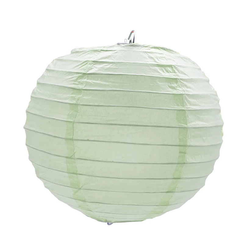 PL21 Apple green 1 шт. Круглый Китайский бумажный фонарь на день рождения, свадьбу, вечеринку, украшения, подарок, сделай сам, лампион, подвесной фонарь-шар вечерние принадлежности - Цвет: PL21 Apple green