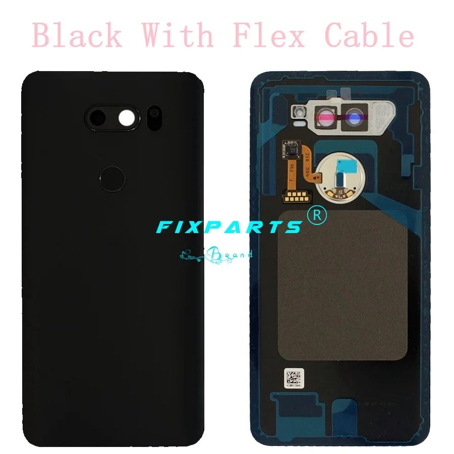 

For LG V30 Back Glass Battery Cover With Fingerprint Rear Door Case Housing For LG V35 H930 H931 H932 H933 VS996 Cover housing