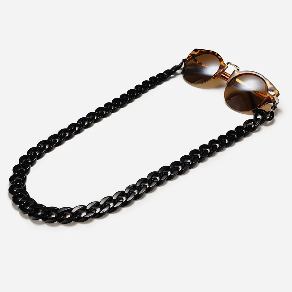 Очки для чтения женские 1 шт. Леопардовый цвет акриловый цепочка солнцезащитных