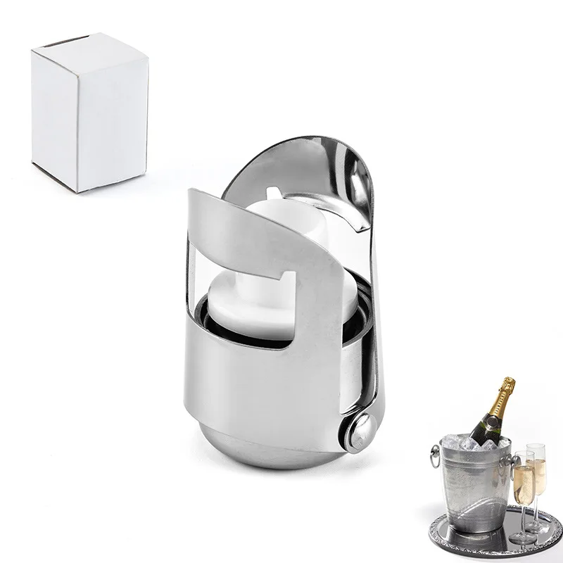 Нержавеющая сталь затычка для бутылок с шампанским сверкающая бутылка