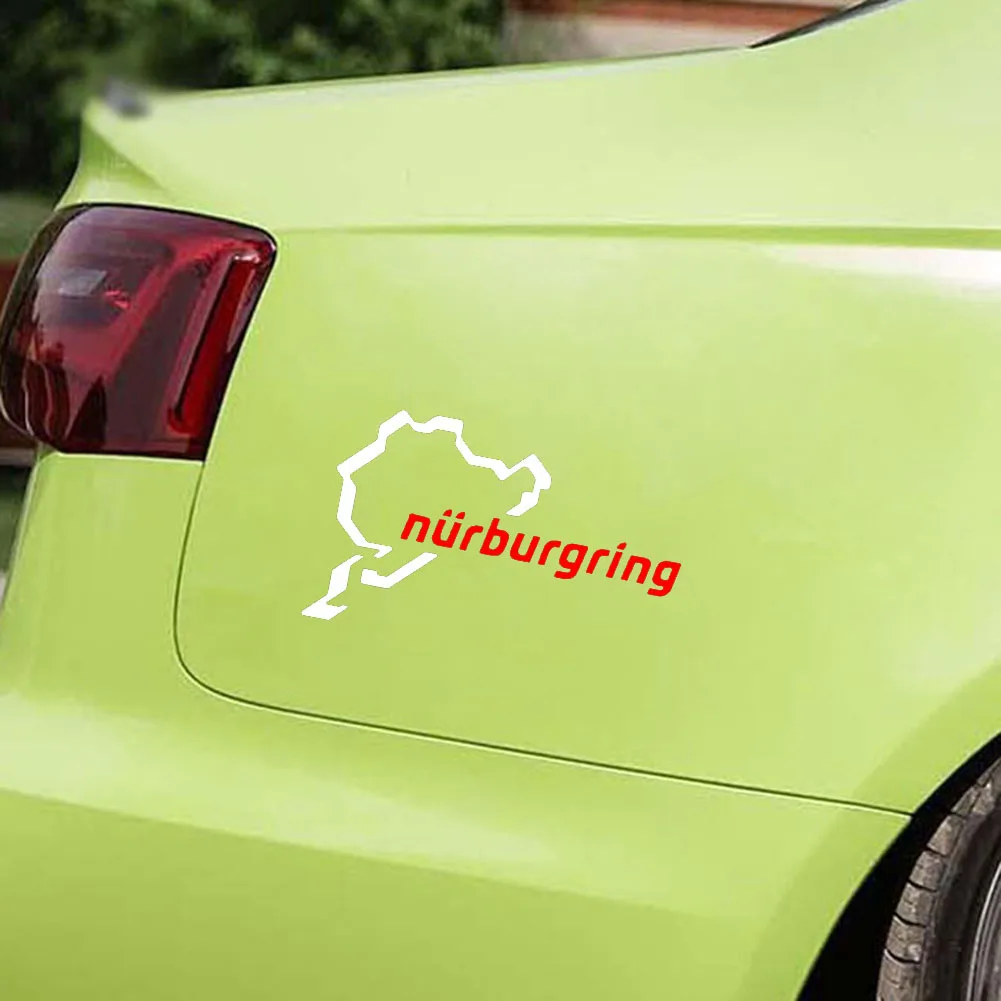 Nurburgring Автомобильный багажник Кузова бампера окна украшения Стайлинг наклейки